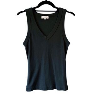 Michael Stars dark green  V-Neck Tank Top